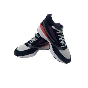 FILA Men's Renno N-Generation Casual Sneakers Mesh Black Purple Size 11.5